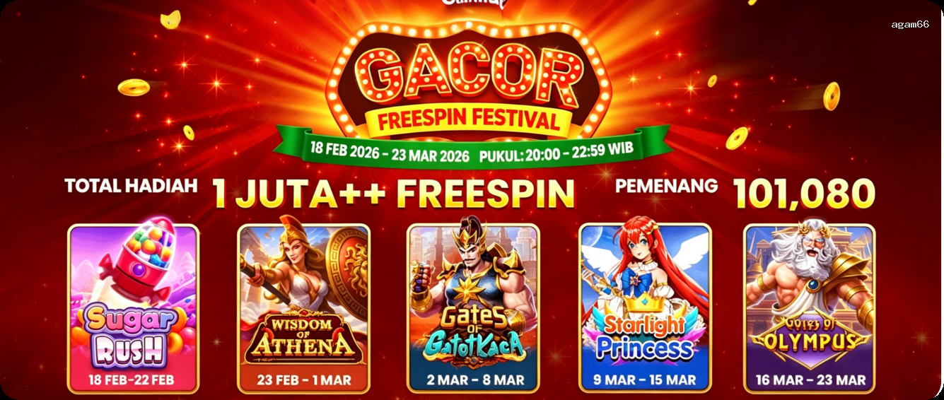 Login agam66 Sekarang Bonus Melimpah